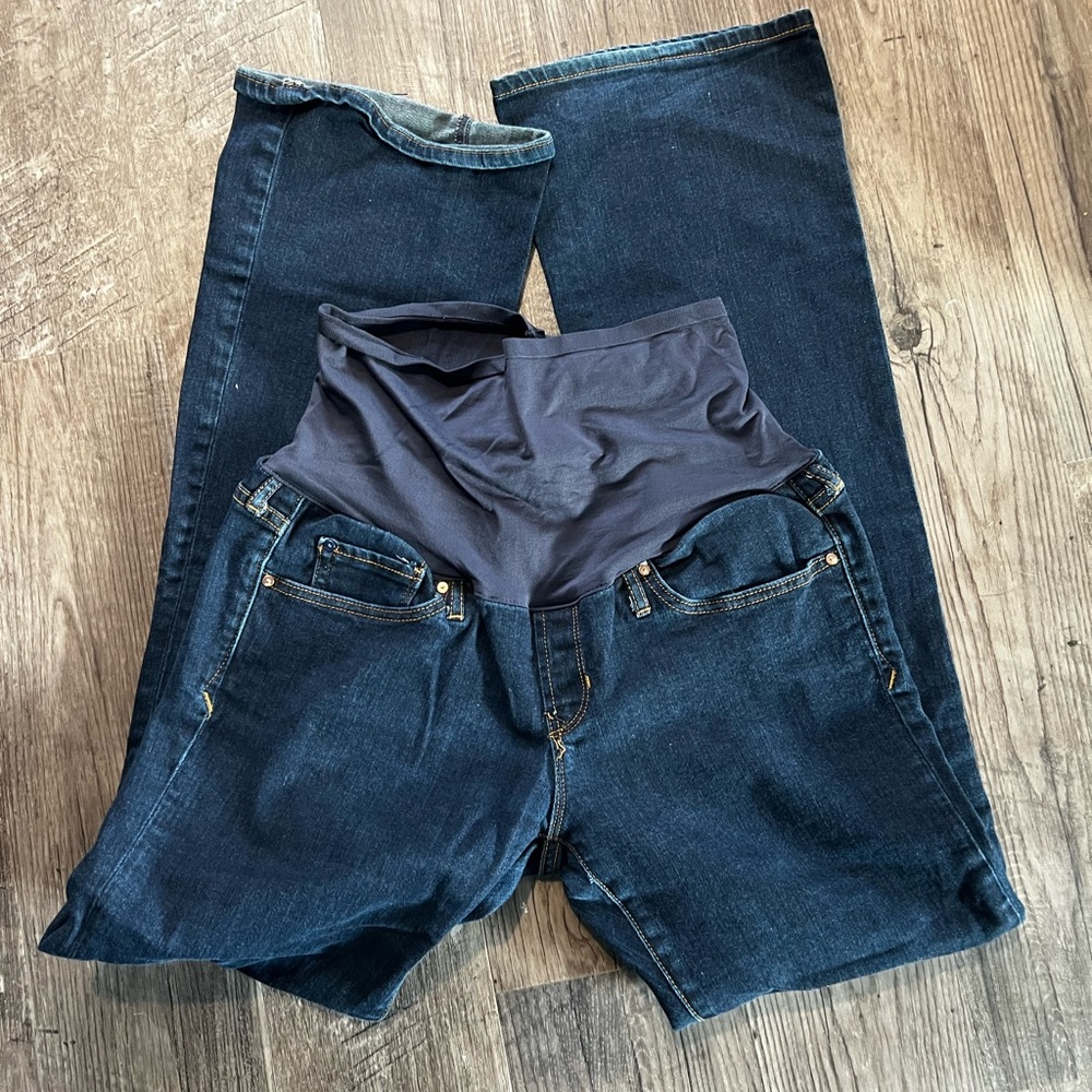 Gap Maternity long bootcut jeans